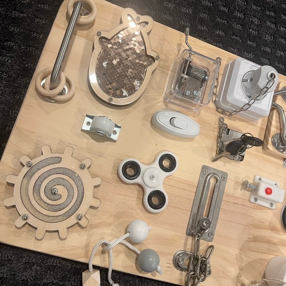 Wooden Sensory Activity Board - Picture 2 of 2